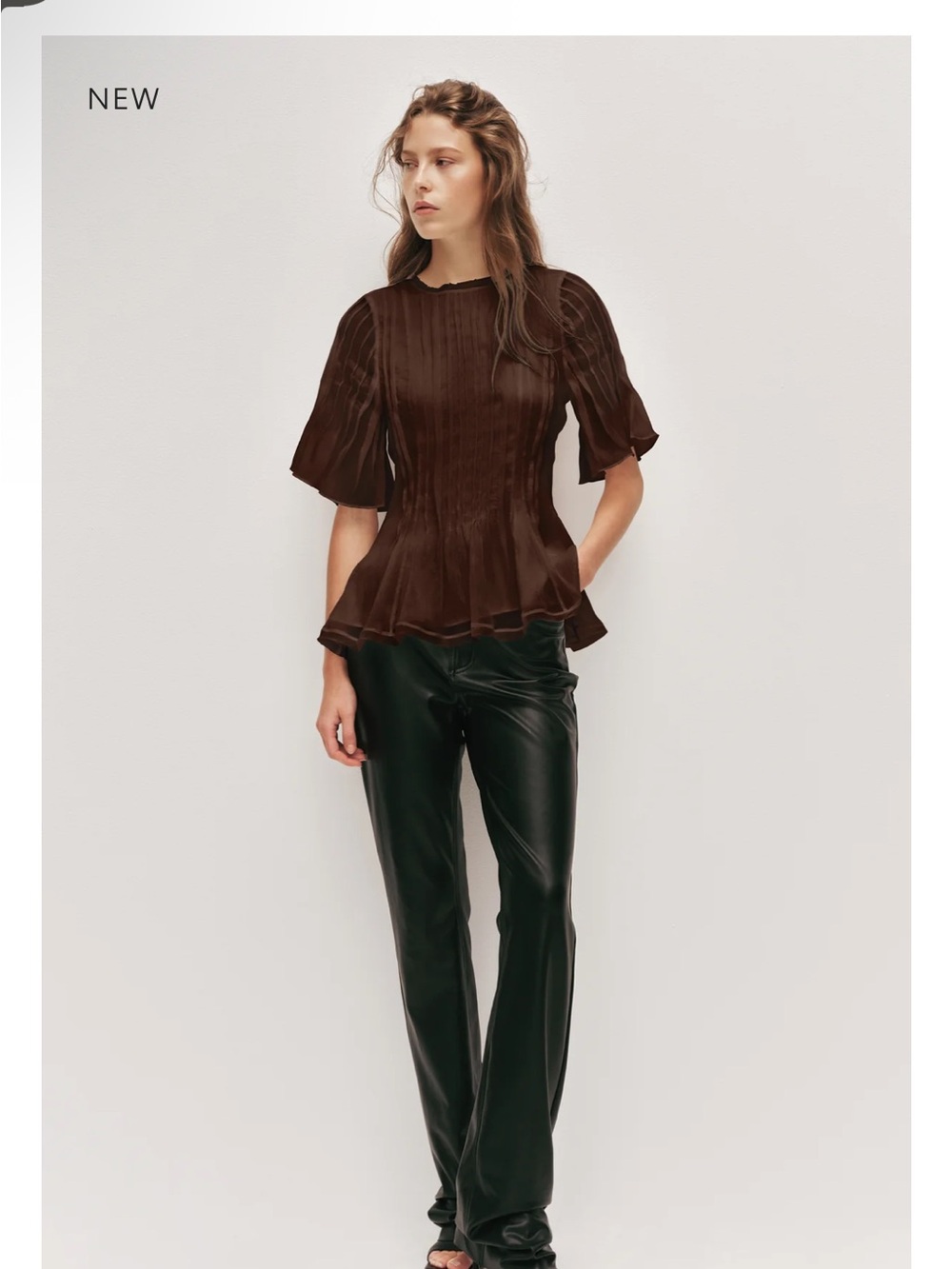 Aje Women brown blouse